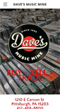 Mobile Screenshot of davesmusicmine.com