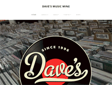 Tablet Screenshot of davesmusicmine.com